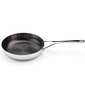 Crowd Cookware - Panna Blackbeard - Ø 28 cm - Ar nepiedegošu pārklājumu un izturīga pret skrāpējumiem - Nerūsējošā tērauda - Var mazgāt trauku mazgājamā mašīnā un lietot cepeškrāsnī цена и информация | Pannas | 220.lv