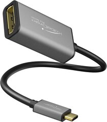 Cable Direct - USB C на DisplayPort DP -адаптер - 0,15 млн. - (разрешения до 4K/60 Гц, USB C 3.1 и Thunderbolt 3) и основы Amazon Соединение кабеля, дисплей на HDMI, 1,8 м. цена и информация | Адаптеры и USB разветвители | 220.lv