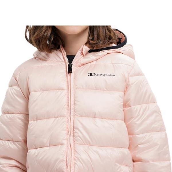 Hooded jaka champion legacy bērniem pink 306197ps075 306197PS075 cena un informācija | Virsjakas un mēteļi meitenēm | 220.lv