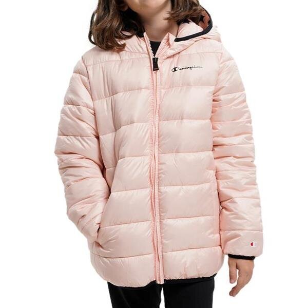 Hooded jaka champion legacy bērniem pink 306197ps075 306197PS075 cena un informācija | Virsjakas un mēteļi meitenēm | 220.lv