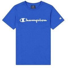 Crewneck t-shirt champion legacy bērniem blue 306285bs071 306285BS071 cena un informācija | Zēnu krekli | 220.lv