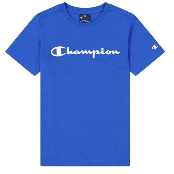 Crewneck t-shirt champion legacy bērniem blue 306285bs071 306285BS071 цена и информация | Zēnu krekli | 220.lv