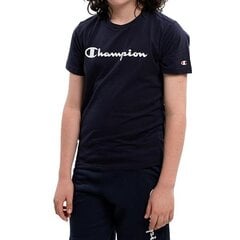 Crewneck t-shirt champion legacy for children's navy 306285bs501 306285BS501 цена и информация | Рубашки для мальчиков | 220.lv