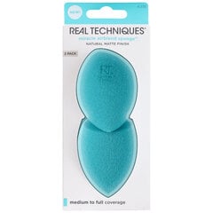 Губки для макияжа Real Techniques Miracle Airblend Makeup, 2 шт. цена и информация | Кисти для макияжа, спонжи | 220.lv