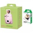 Fujifilm Instax Mini 12, Blossom Pink + Instax Mini (10 gab.)