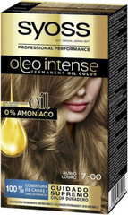 Постоянная краска Olio Intense Syoss Nº 7,00 Светлый цена и информация | Краска для волос | 220.lv