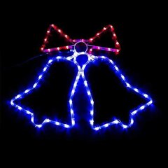 LED Ziemassvētku rotājums "Zvani" (60 x 48 cm) цена и информация | Рождественское украшение CA1029 | 220.lv