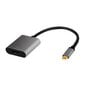 USB-C to DP/F adapteris, 4K/60Hz, 0.15m цена и информация | Adapteri un USB centrmezgli | 220.lv