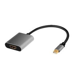 Адаптер Mini DisplayPort to HDMI, 4K, alu, 0.15 м цена и информация | Адаптеры и USB разветвители | 220.lv