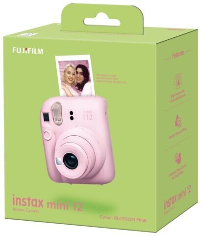 Fujifilm Instax Mini 12, Blossom Pink cena un informācija | Momentfoto kameras | 220.lv