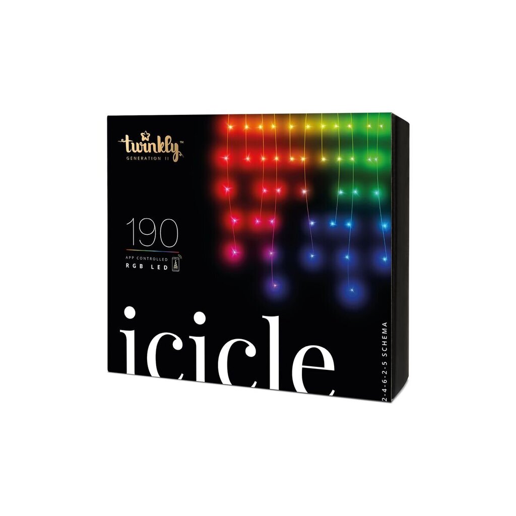 Intelligent LED lampiņas 190 LED RGB 5x0,7 m cena | 220.lv