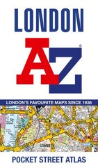 London A-Z Pocket Atlas 12th Revised edition цена и информация | Путеводители, путешествия | 220.lv