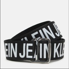 Мужской ремень Calvin Klein Jeans Slider Tape Belt, 35 мм, чёрный цена и информация | Мужские ремни | 220.lv