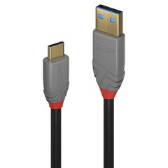 1.5m USB 3.2 Type A to C Kabelis, Anthra Line, Lindy 36912 цена и информация | Кабели для телефонов | 220.lv