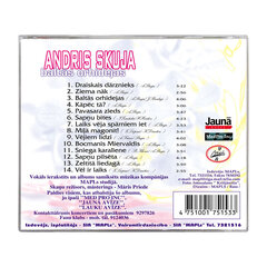 CD ANDRIS SKUJA - "Baltās Orhidejas" cena un informācija | Vinila plates, CD, DVD | 220.lv