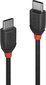 1.5m USB 3.2 Type C to C kabelis, Black Line Lindy 36907 цена и информация | Savienotājkabeļi | 220.lv
