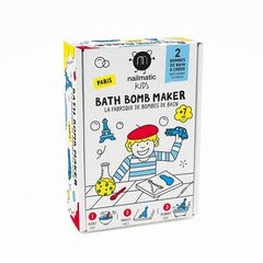 Набор бомбочек для ванны для детей Nailmatic Kids Bath Bomb Maker Paris, 2 шт. цена и информация | Масла, гели для душа | 220.lv