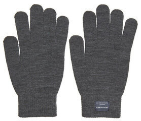 Vīriešu cimdi JACHENRY KNIT GLOVES 12158446 tumši pelēks melanžs cena un informācija | Vīriešu cepures, šalles, cimdi | 220.lv