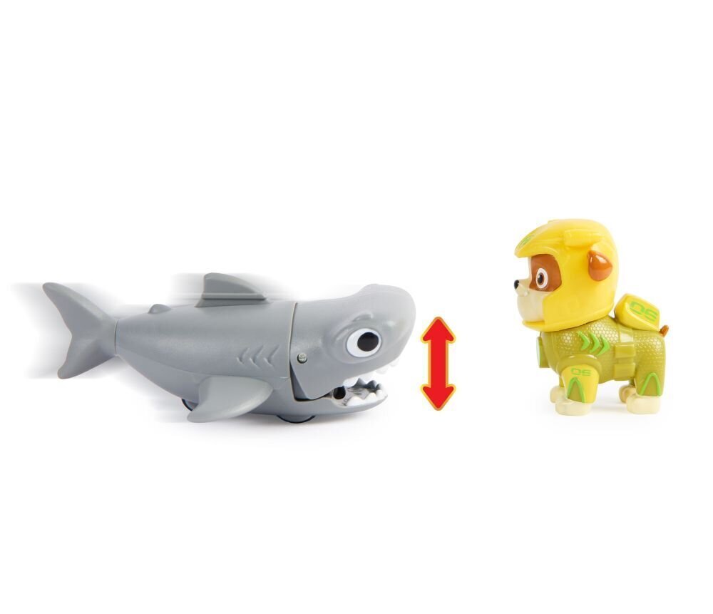 Figūriņa Paw Patrol (Ķepu Patruļa) Aqua Hero Pups Rubble 6066146, dzeltena cena un informācija | Rotaļlietas zēniem | 220.lv