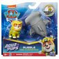 Figūriņa Paw Patrol (Ķepu Patruļa) Aqua Hero Pups Rubble 6066146, dzeltena cena un informācija | Rotaļlietas zēniem | 220.lv