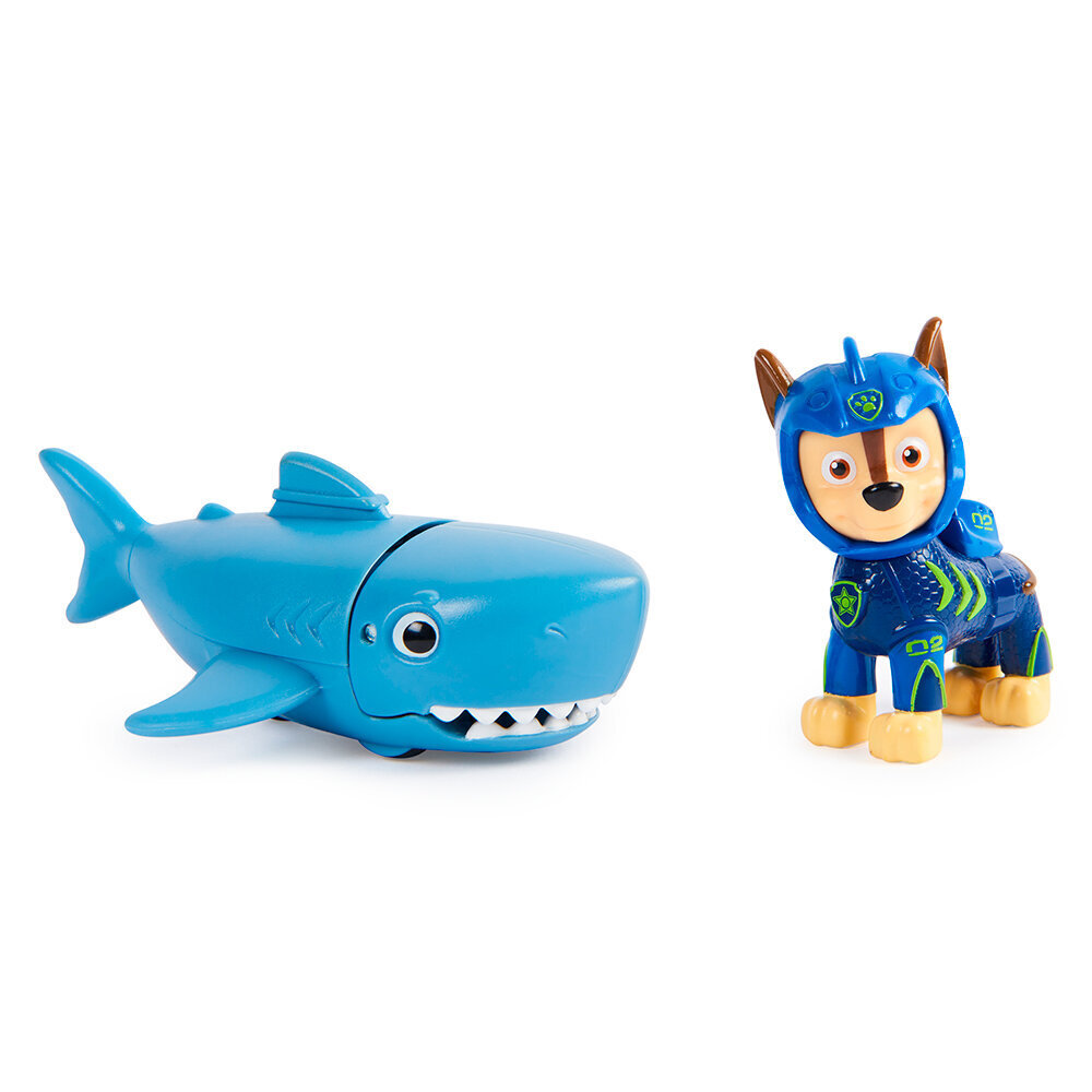 Figūriņa Paw Patrol (Ķepu Patruļa) Aqua Hero Pups Chase 6066149, zila cena un informācija | Rotaļlietas zēniem | 220.lv