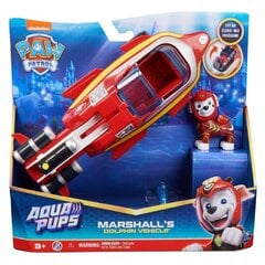 Paw Patrol (Щенячий Патруль) транспортное средство Aqua Theamed Marshall 6066139, красный цвет цена и информация | Конструктор автомобилей игрушки для мальчиков | 220.lv