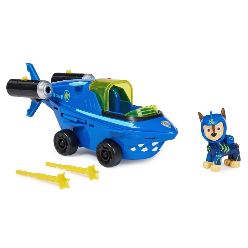 Transportlīdzeklis Paw Patrol (Ķepu Patruļa) Aqua Theamed Chase 6066140, zils cena un informācija | Rotaļlietas zēniem | 220.lv