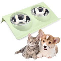 Набор из двух таз с подкладкой для кошек и собак цена и информация | Миски, ящики для корма | 220.lv