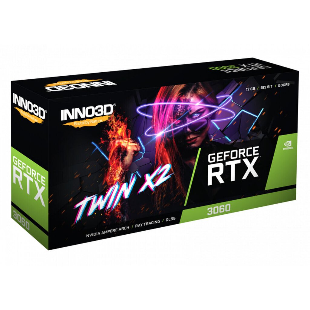 INNO3D GeForce RTX3060 Twin X2 12GB cena un informācija | Grafisko karšu dzesētāji | 220.lv