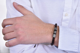 Кожаный браслет для мужчин Dici Milano DCBR50120200 цена и информация | Мужские украшения | 220.lv