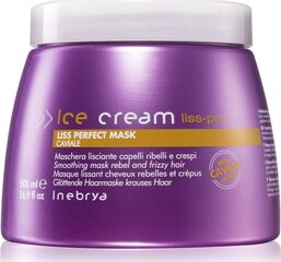 Inebrya Ice Cream Liss-Pro matu maska, 500 ml cena un informācija | Matu uzlabošanai | 220.lv