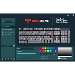 ByteZone Dozer RGB cena un informācija | Klaviatūras | 220.lv