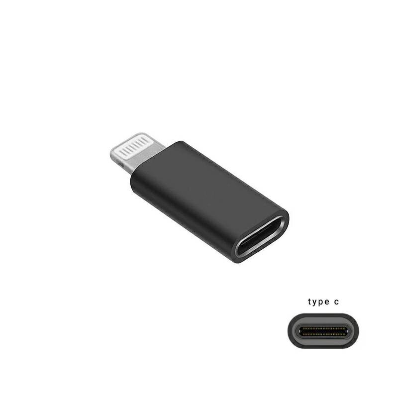 Fusion adapteris Type-C | USB-C uz Lightning melns cena un informācija | Adapteri un USB centrmezgli | 220.lv