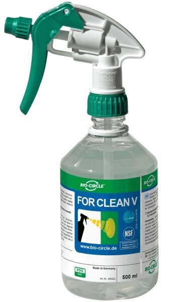 Bio-Circle tīrīšanas līdzeklis For Clean V, 500 ml cena un informācija | Tīrīšanas līdzekļi | 220.lv