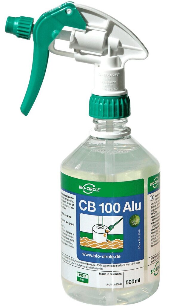 Tīrīšanas un attaukošanas līdzeklis Bio-Circle CB 100 Alu, 500 ml cena un informācija | Tīrīšanas līdzekļi | 220.lv