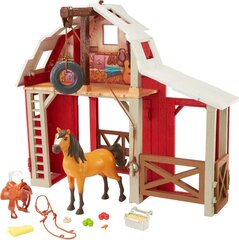 Rotaļu komplekts Mattel - Dreamworks Spirit Untamed Swing And Sadle Barn cena un informācija | Attīstošās rotaļlietas | 220.lv