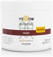 Alfaparf Yellow Nutritive matu maska, 500 ml цена и информация | Распылите крем-спрей на волосы на расстоянии 20-25 см, расчешите их расческой. | 220.lv