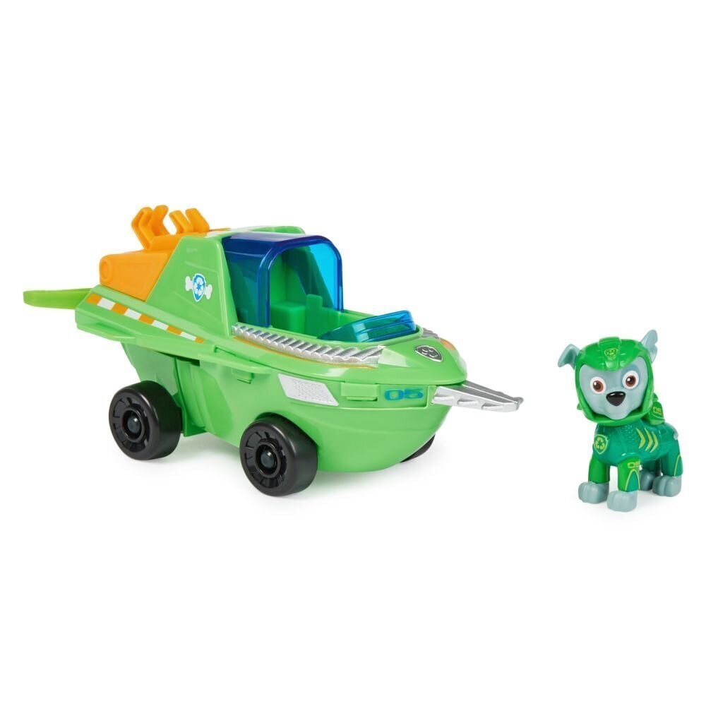 Transportlīdzeklis Paw Patrol (Ķepu Patruļa) Aqua Theamed Rocky 6066142, zaļš cena un informācija | Rotaļlietas zēniem | 220.lv