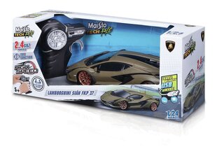 Attālināti vadāma automašīna Maisto Tech Lamborghini Sian FKP37 82338, zaļa cena un informācija | Rotaļlietas zēniem | 220.lv