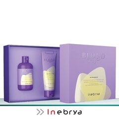 Inebrya Blondesse No-Yellow Kit 300 ml+250 ml цена и информация | Распылите крем-спрей на волосы на расстоянии 20-25 см, расчешите их расческой. | 220.lv