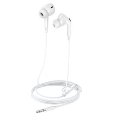 Borofone Earphones BM80 Pro Elegant with microphone white цена и информация | Наушники с микрофоном Asus H1 Wireless Чёрный | 220.lv