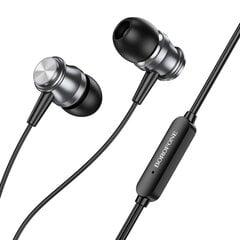 Borofone Earphones BM75 Platinum Metal grey цена и информация | Наушники с микрофоном Asus H1 Wireless Чёрный | 220.lv