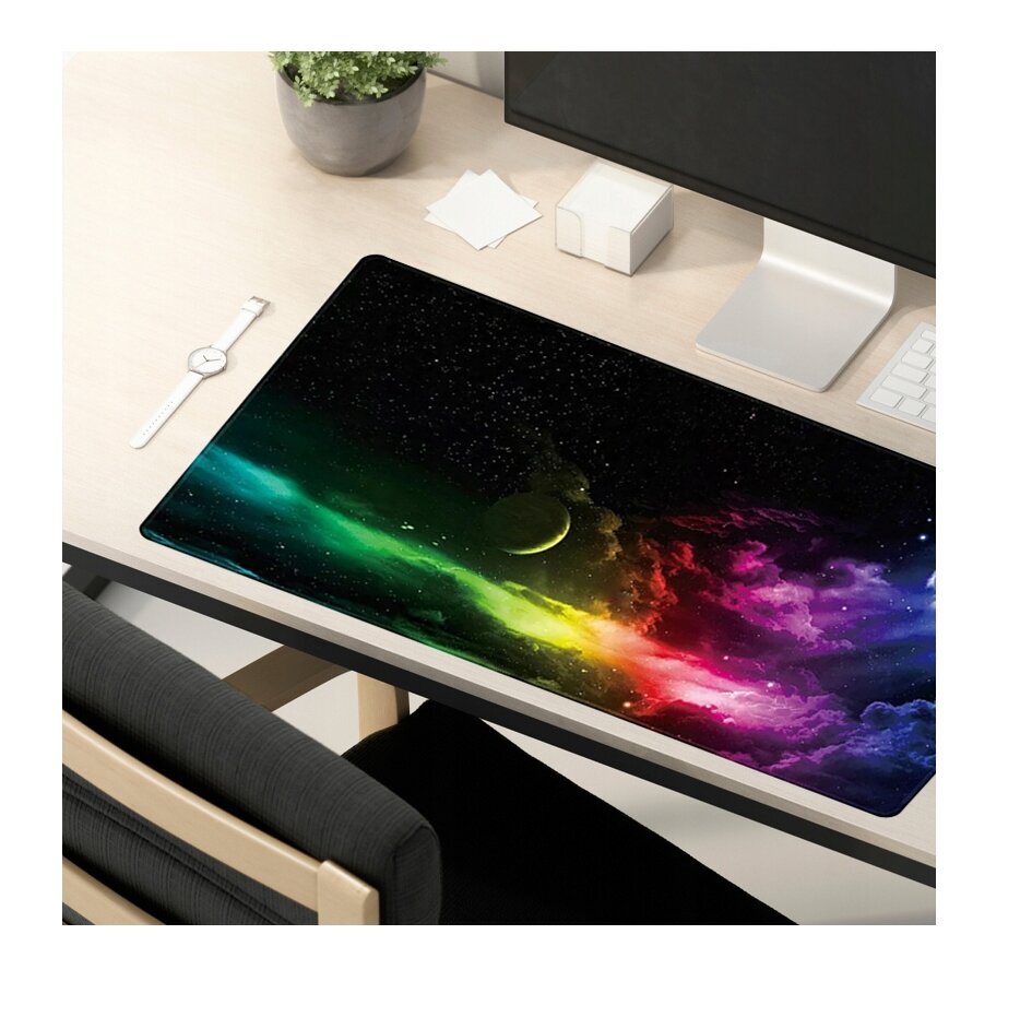 3D peles paliktnis XXL Space - 40cm x 90cm cena un informācija | Peles | 220.lv