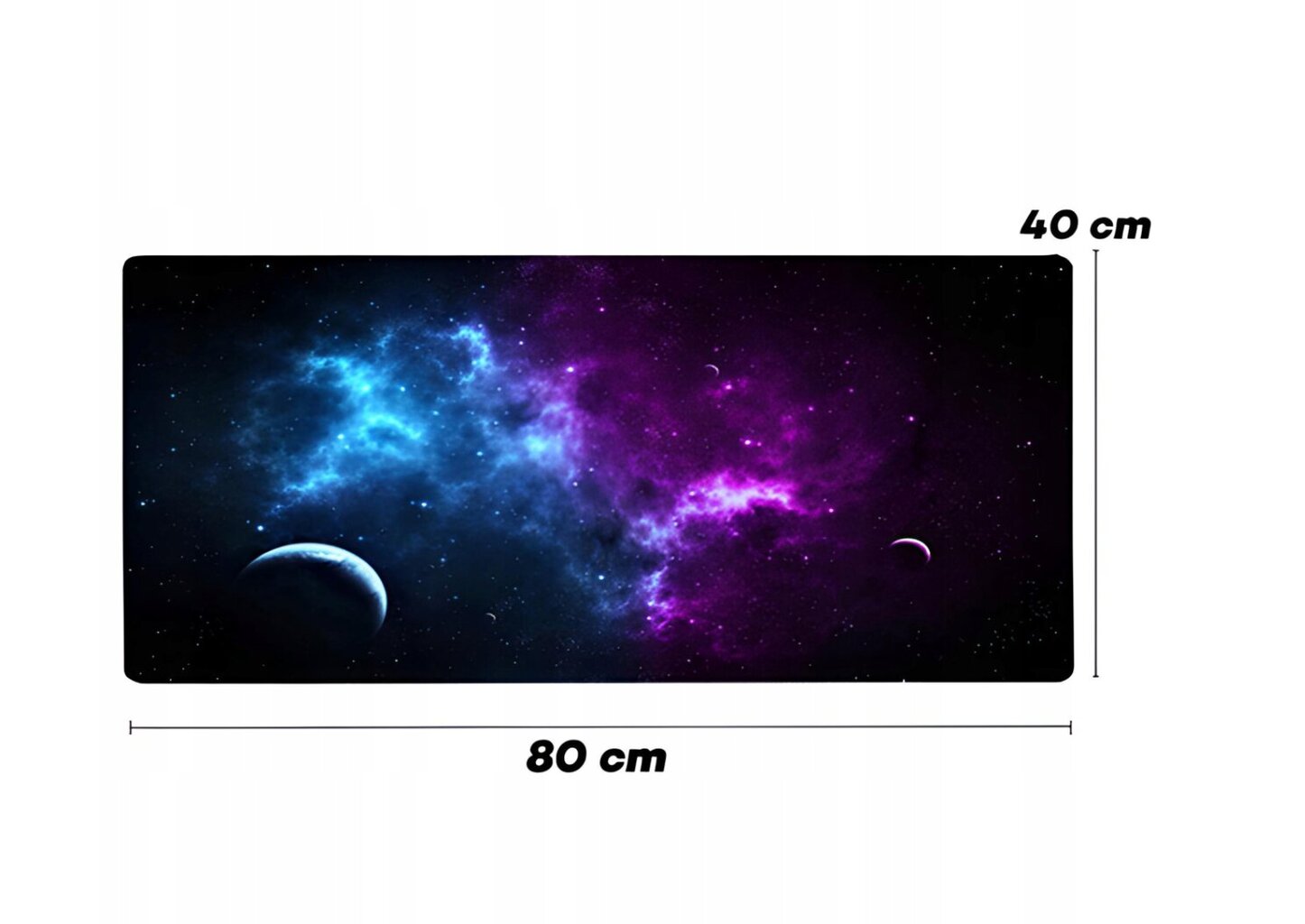 Peles paliktnis XXL, 3D Cosmos - 40cm x 80cm цена и информация | Peles | 220.lv