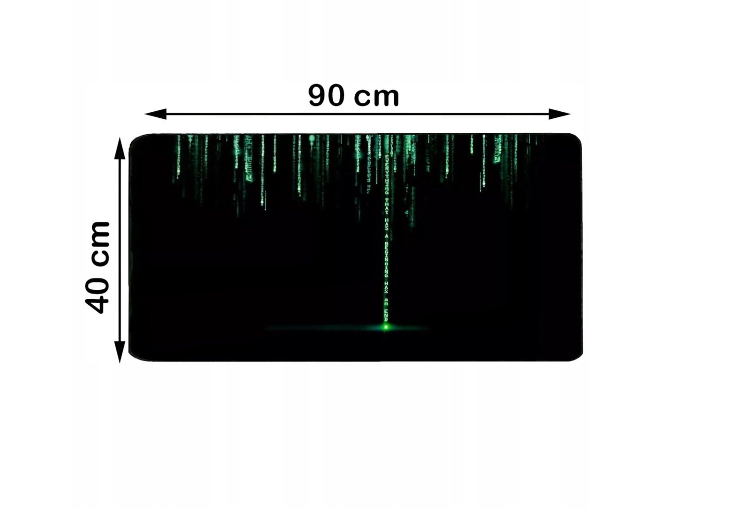 Peles paliktnis XXL, Matrix - 40cm x 90cm cena un informācija | Peles | 220.lv