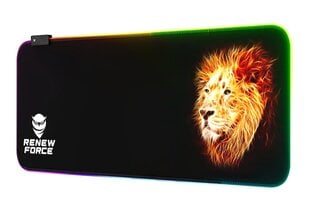 Коврик для мыши XXL RGB 30x80 см, лев цена и информация | Мыши | 220.lv