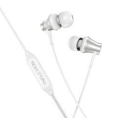 Borofone Earphones BM73 Platinum silver цена и информация | Наушники | 220.lv