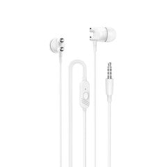 Borofone Earphones BM72 Majestic white cena un informācija | Austiņas | 220.lv