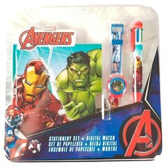 Цифровые часы Avengers + аксессуары MV15777 цена и информация | Аксессуары для детей | 220.lv