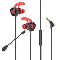 Borofone Earphones BM81 Happy gaming with microphone black cena un informācija | Austiņas | 220.lv